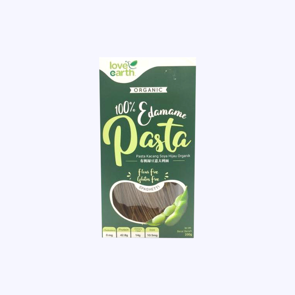 Love Earth Organic 100Edamame Pasta Spaghetti 200g
